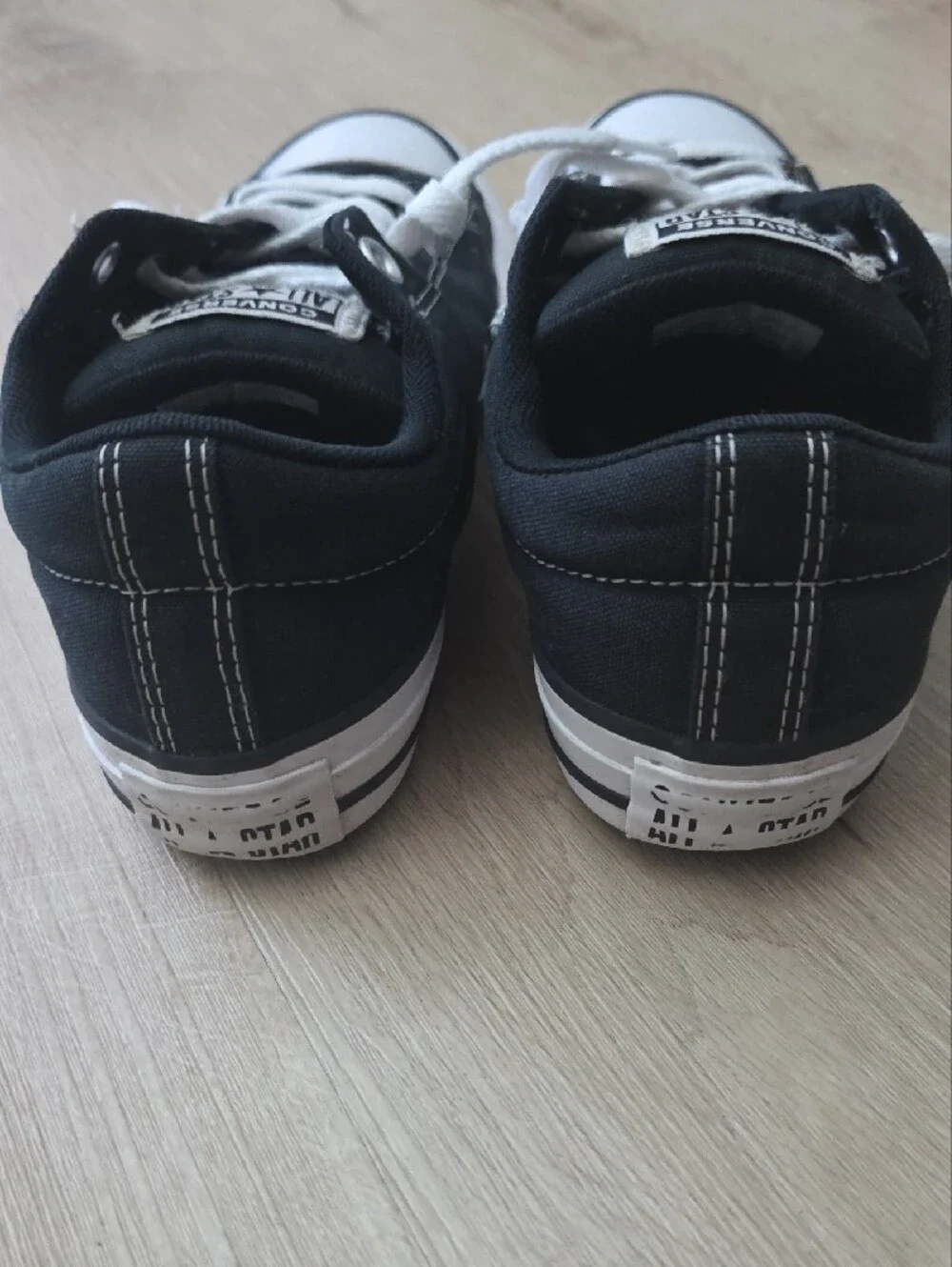 Converse Chuck Taylor All Star Street Low Sneakers Black White 4.5